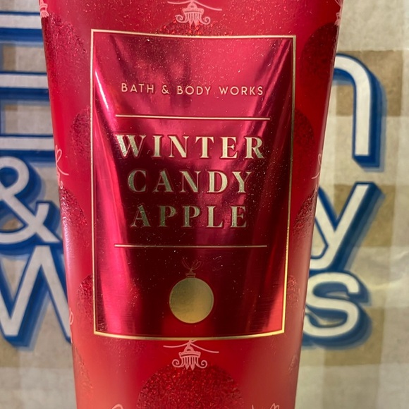 Bath & Body Works Winter Candy Apple Body Cream- 8 oz Bottle - Picture 2 of 11